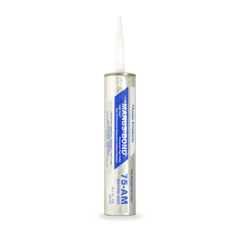Manus-Bond 75-AM High Green Strength adhesive used in transportation manufacturing and repair showcases high initial tack and fast curing properties.
